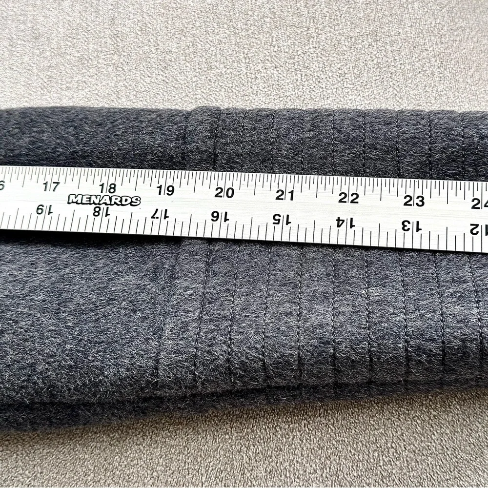 KARL LAGERFELD NWT WINTER ZIP AND SNAP COAT IN HEATHER GRAY XL - Picture 13 of 16